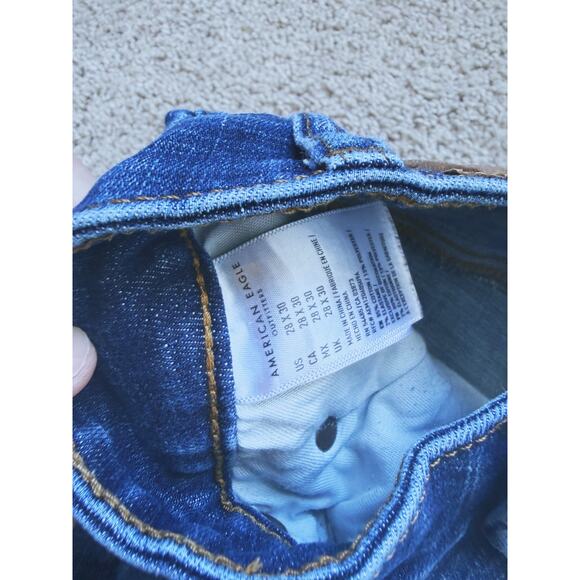 American Eagle Men’s Ne(x)t Level Flex Slim Taper Jeans Blue 28x30 Classic Fall - Picture 7 of 7